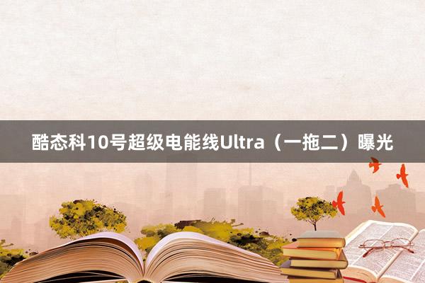 酷态科10号超级电能线Ultra（一拖二）曝光