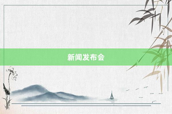 新闻发布会