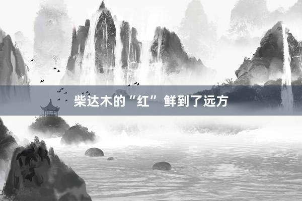 柴达木的“红” 鲜到了远方