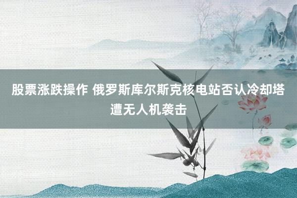 股票涨跌操作 俄罗斯库尔斯克核电站否认冷却塔遭无人机袭击